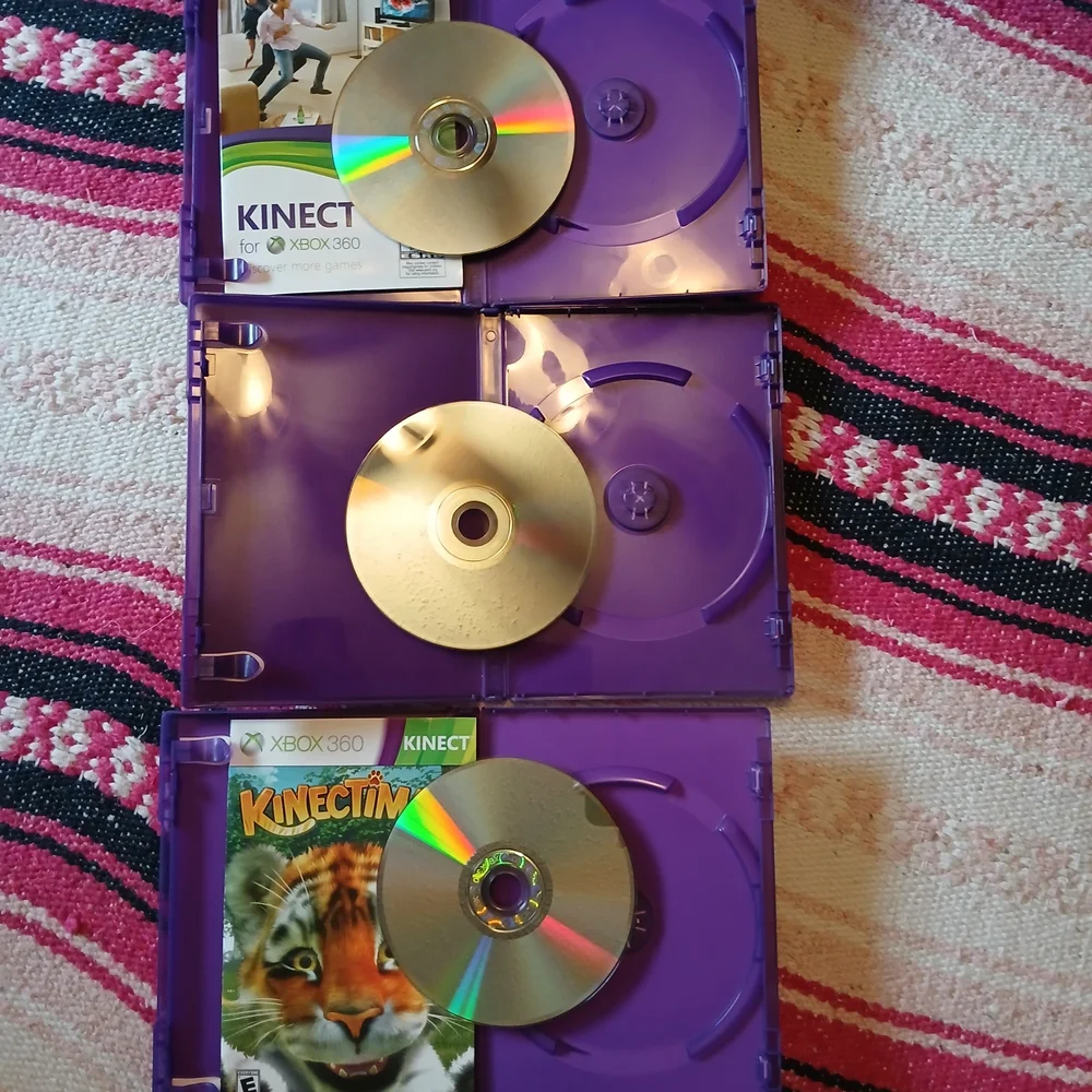 Xbox 360 Kinect Game Bundle:‎ Set Of 3 //AS IS